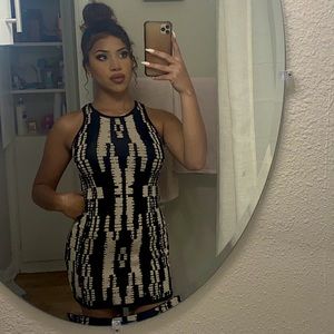 B&W mini dress 🖤
